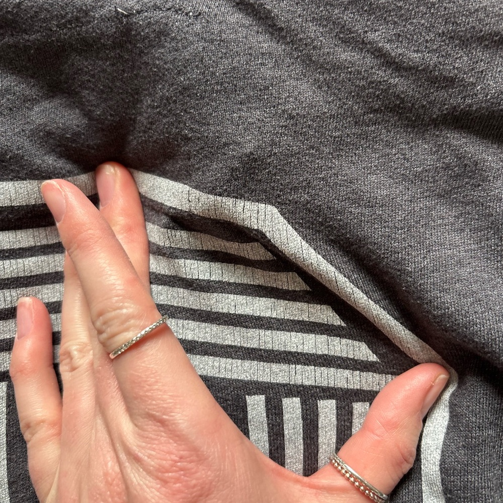 PINK Victoria's Secret Women's Dark Gray Quarter-Zip Sweater - Picture 10 of 11